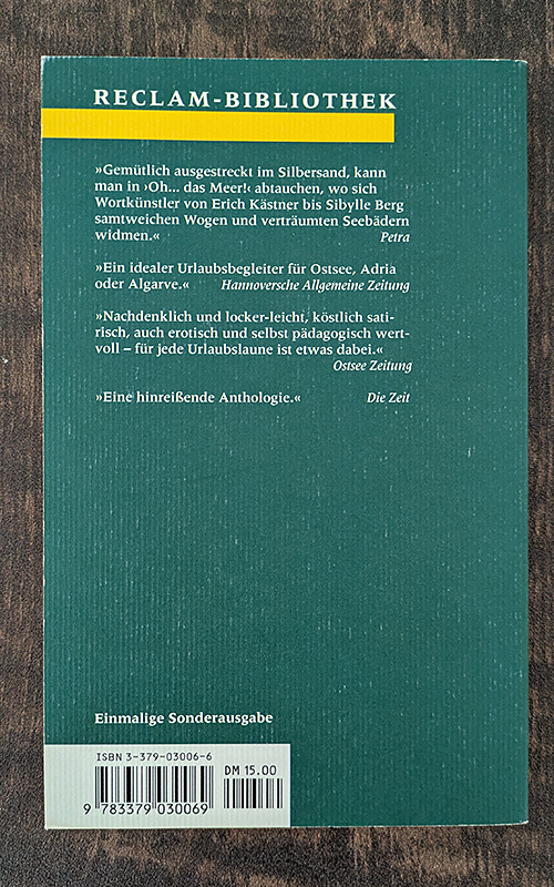 Oh ... das Meer!